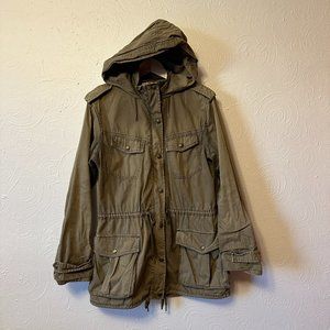 Olive Hooded Women's Jacket